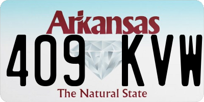 AR license plate 409KVW