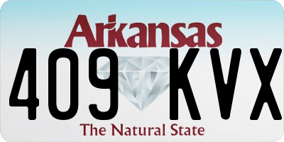 AR license plate 409KVX