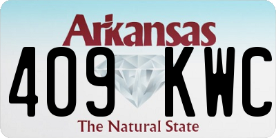 AR license plate 409KWC