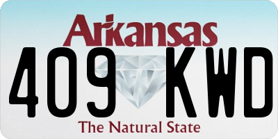 AR license plate 409KWD