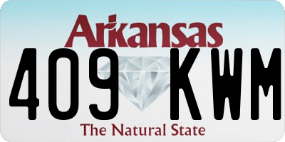 AR license plate 409KWM