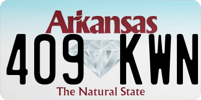 AR license plate 409KWN