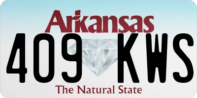 AR license plate 409KWS