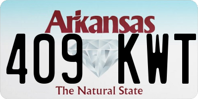 AR license plate 409KWT