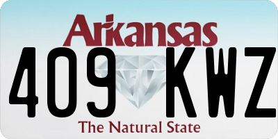 AR license plate 409KWZ