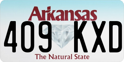 AR license plate 409KXD
