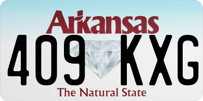 AR license plate 409KXG