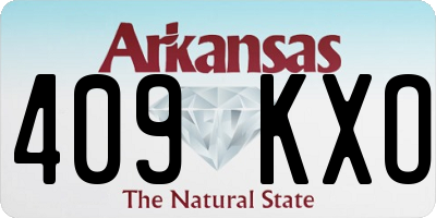 AR license plate 409KXO