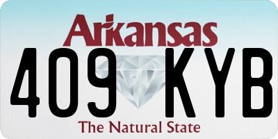 AR license plate 409KYB
