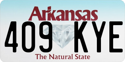 AR license plate 409KYE