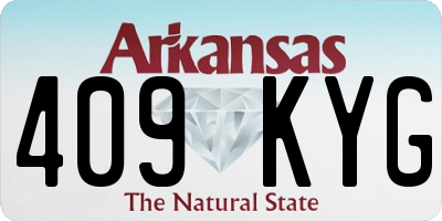 AR license plate 409KYG