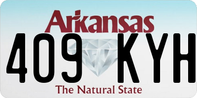 AR license plate 409KYH