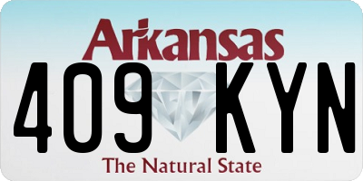 AR license plate 409KYN