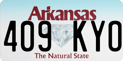 AR license plate 409KYO