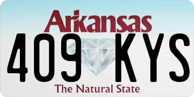 AR license plate 409KYS