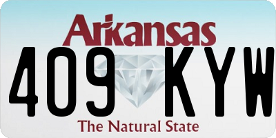 AR license plate 409KYW