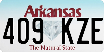 AR license plate 409KZE