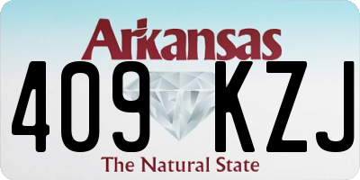 AR license plate 409KZJ
