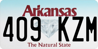 AR license plate 409KZM