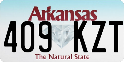 AR license plate 409KZT