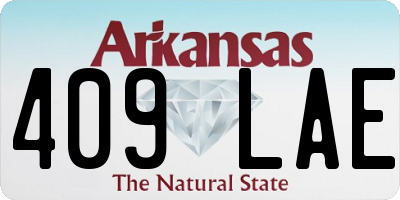 AR license plate 409LAE