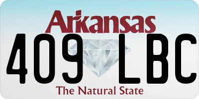 AR license plate 409LBC