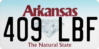AR license plate 409LBF