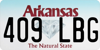 AR license plate 409LBG