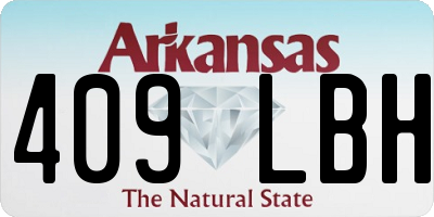 AR license plate 409LBH