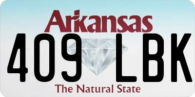AR license plate 409LBK