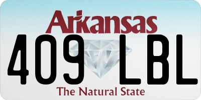 AR license plate 409LBL