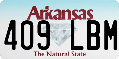 AR license plate 409LBM