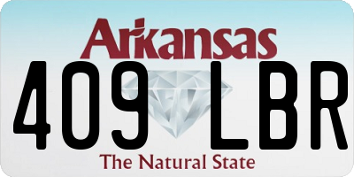 AR license plate 409LBR