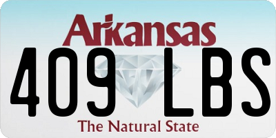 AR license plate 409LBS