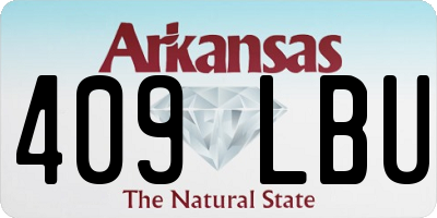 AR license plate 409LBU