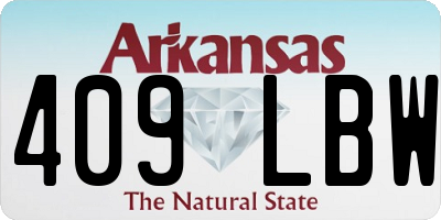 AR license plate 409LBW