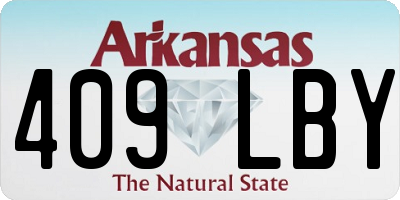AR license plate 409LBY