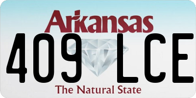 AR license plate 409LCE