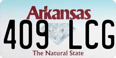 AR license plate 409LCG