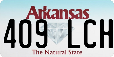 AR license plate 409LCH