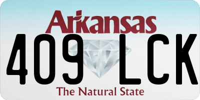 AR license plate 409LCK