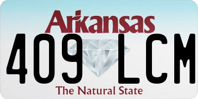 AR license plate 409LCM