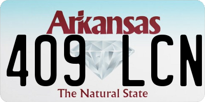 AR license plate 409LCN