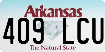 AR license plate 409LCU