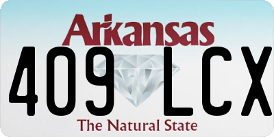 AR license plate 409LCX