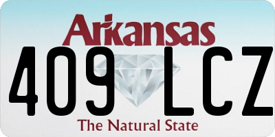 AR license plate 409LCZ