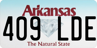 AR license plate 409LDE