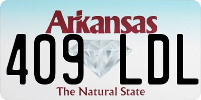 AR license plate 409LDL