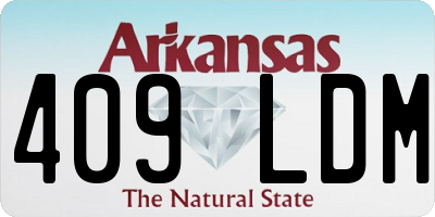 AR license plate 409LDM