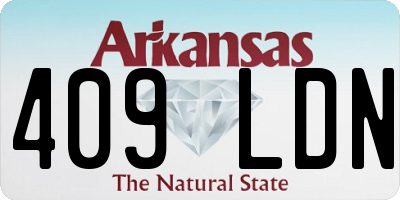 AR license plate 409LDN